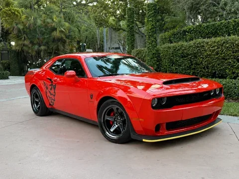 Red Dodge Challenger