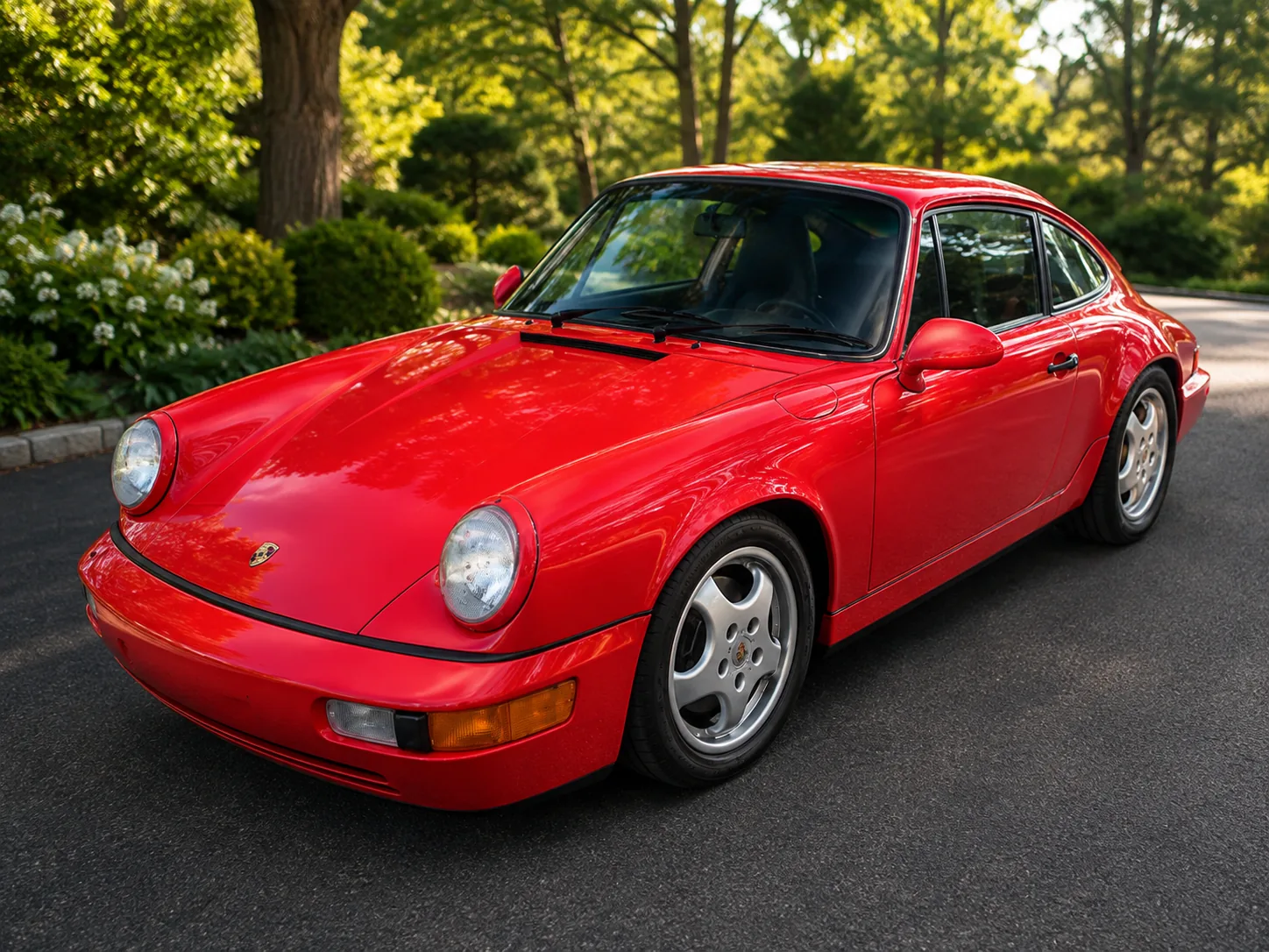 Red Porsche 911